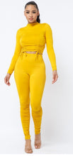 Load image into Gallery viewer, Two Piece Stacked Pant Set